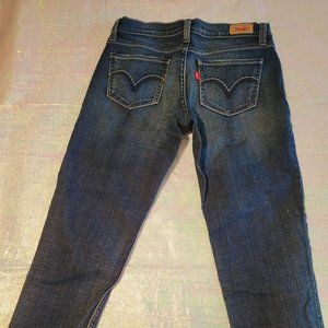 TOO SUPER LOW Levis Cuffed Jeans Womens Size 1